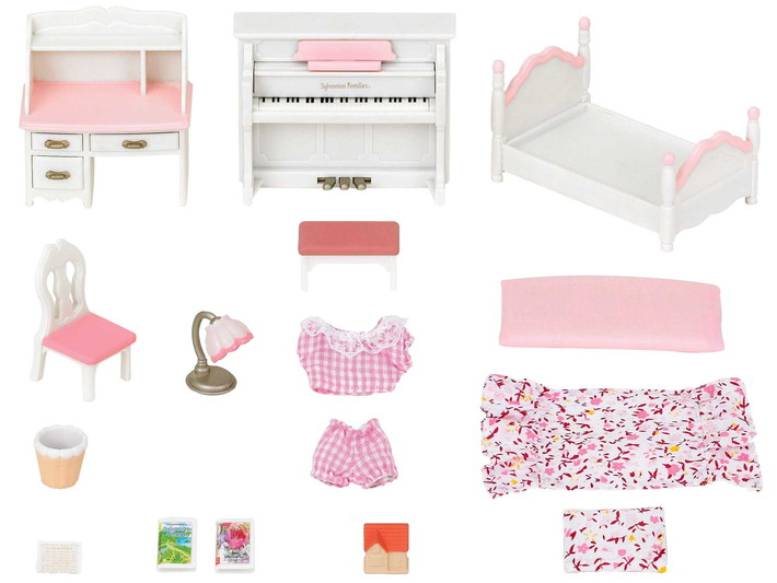 sylvanian families bedroom furniture set