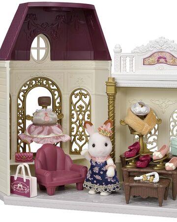 sylvanian families boutique fashion set