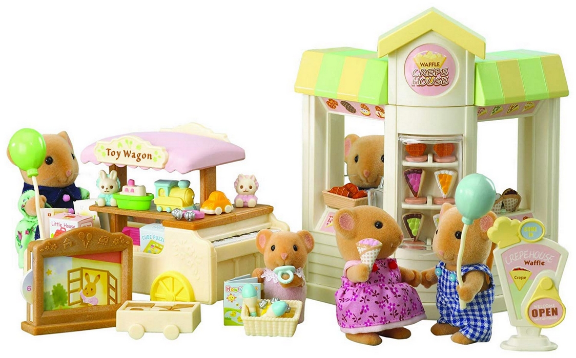 sylvanian families crepe shop