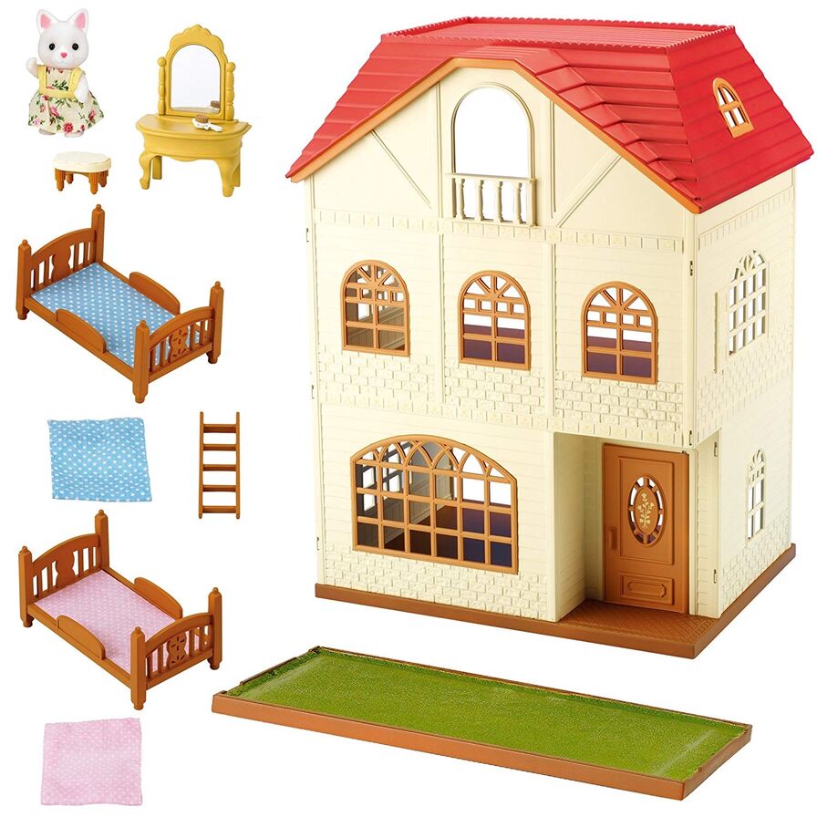 sylvanian families cedar terrace gift set