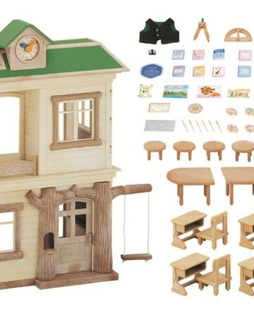 sylvanian families school house