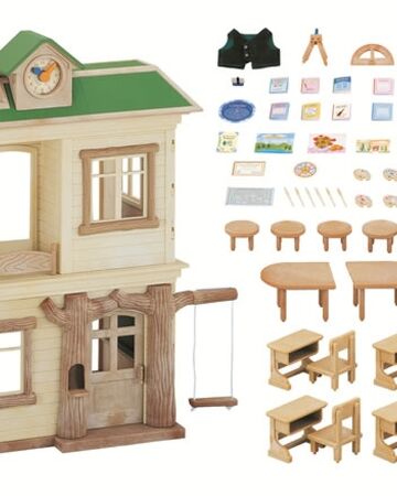 sylvanian families school house