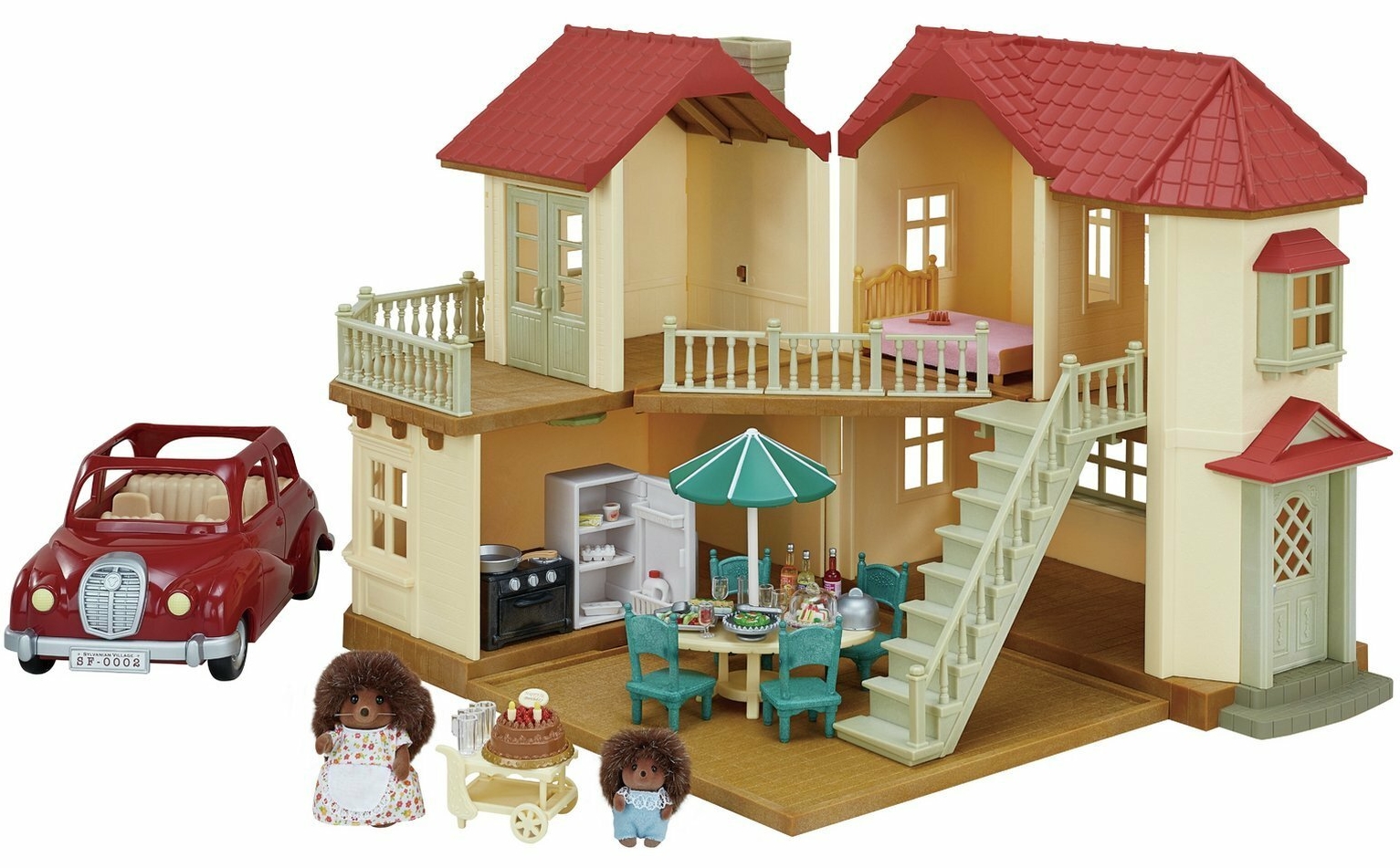 sylvanian beechwood hall gift set