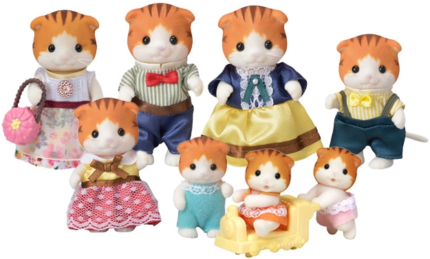 calico critters maple cat family