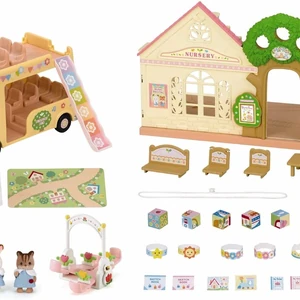 sylvanian families forest nursery gift set