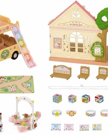 sylvanian families nursery gift set