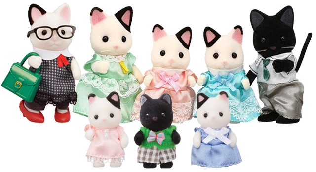 Sylvanian Families MAPLE CAT FATHER /& MOTHER Bundle Epoch Japan Calico Critters