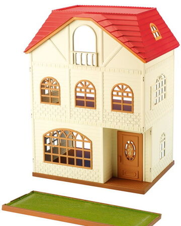 sylvanian cedar terrace gift set