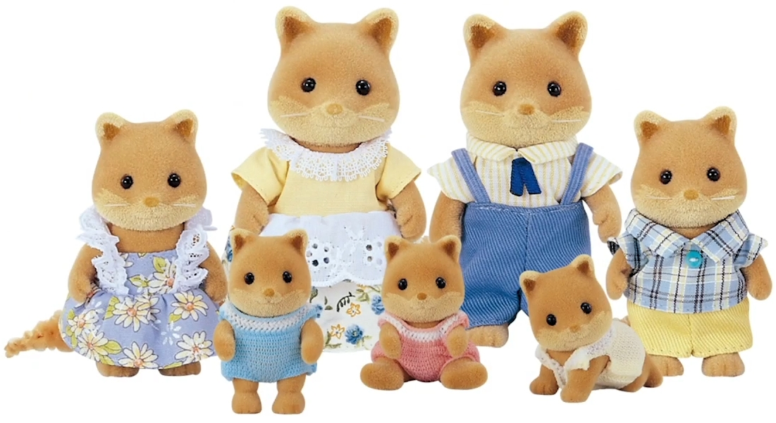 sylvanian families honey fox family