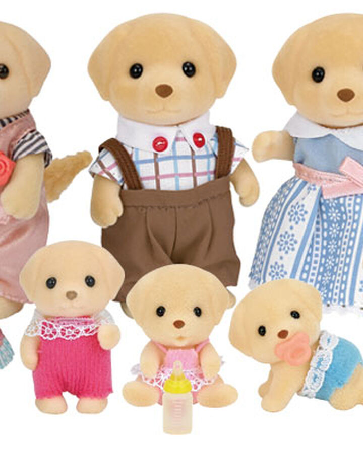 sylvanian families yellow labrador family