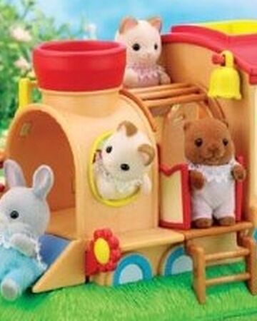 sylvanian families train set