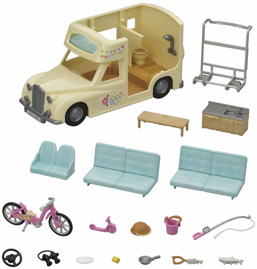 sylvanian families camper