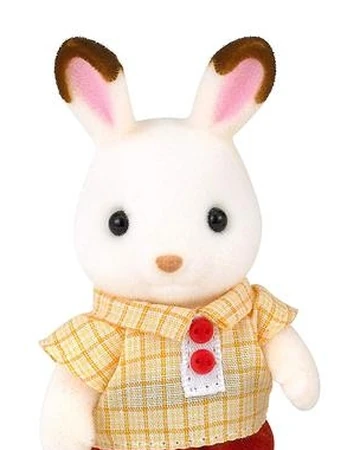 sylvanian families chocolate rabbit father set