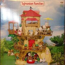 sylvanian old oak hollow treehouse