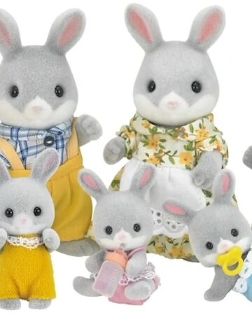 sylvanian families cottontail rabbit family