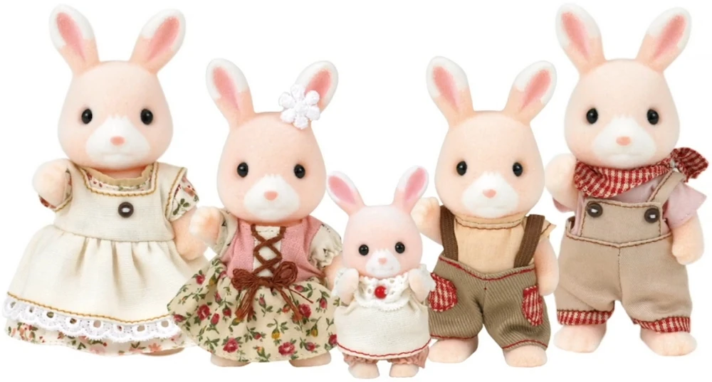 sylvanian families grey rabbit family