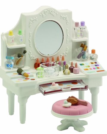 sylvanian families dressing area set