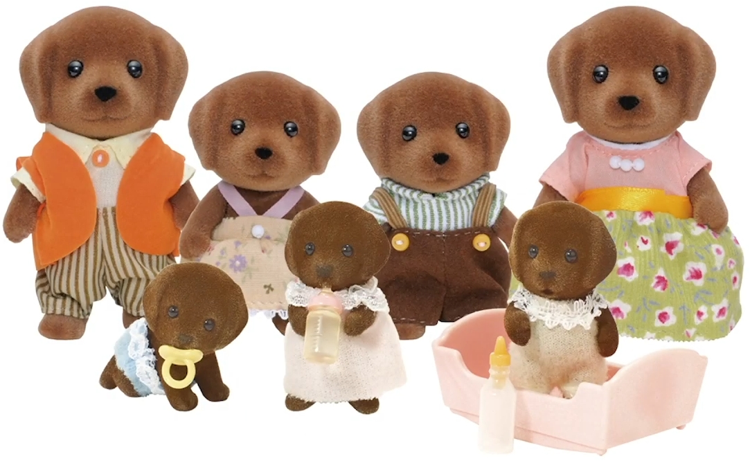 Chocolate Labrador Family | Sylvanian Families Wiki | Fandom