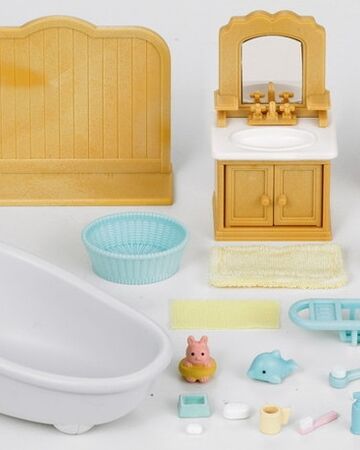 sylvanian families country bathroom
