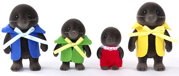 sylvanian families mole family