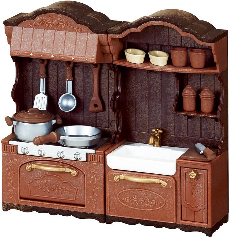 sylvanian families classic kitchen set