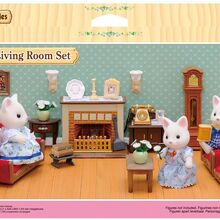 sylvanian luxury living room set
