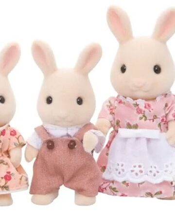 sylvanian families white rabbit family