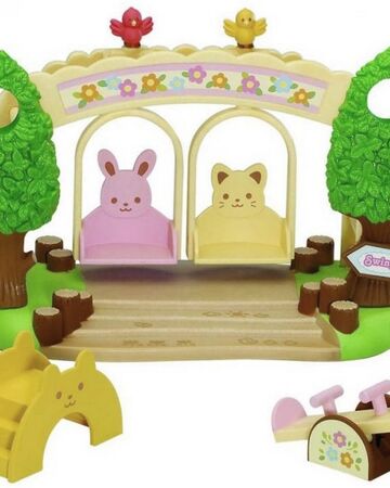 sylvanian families garden swing