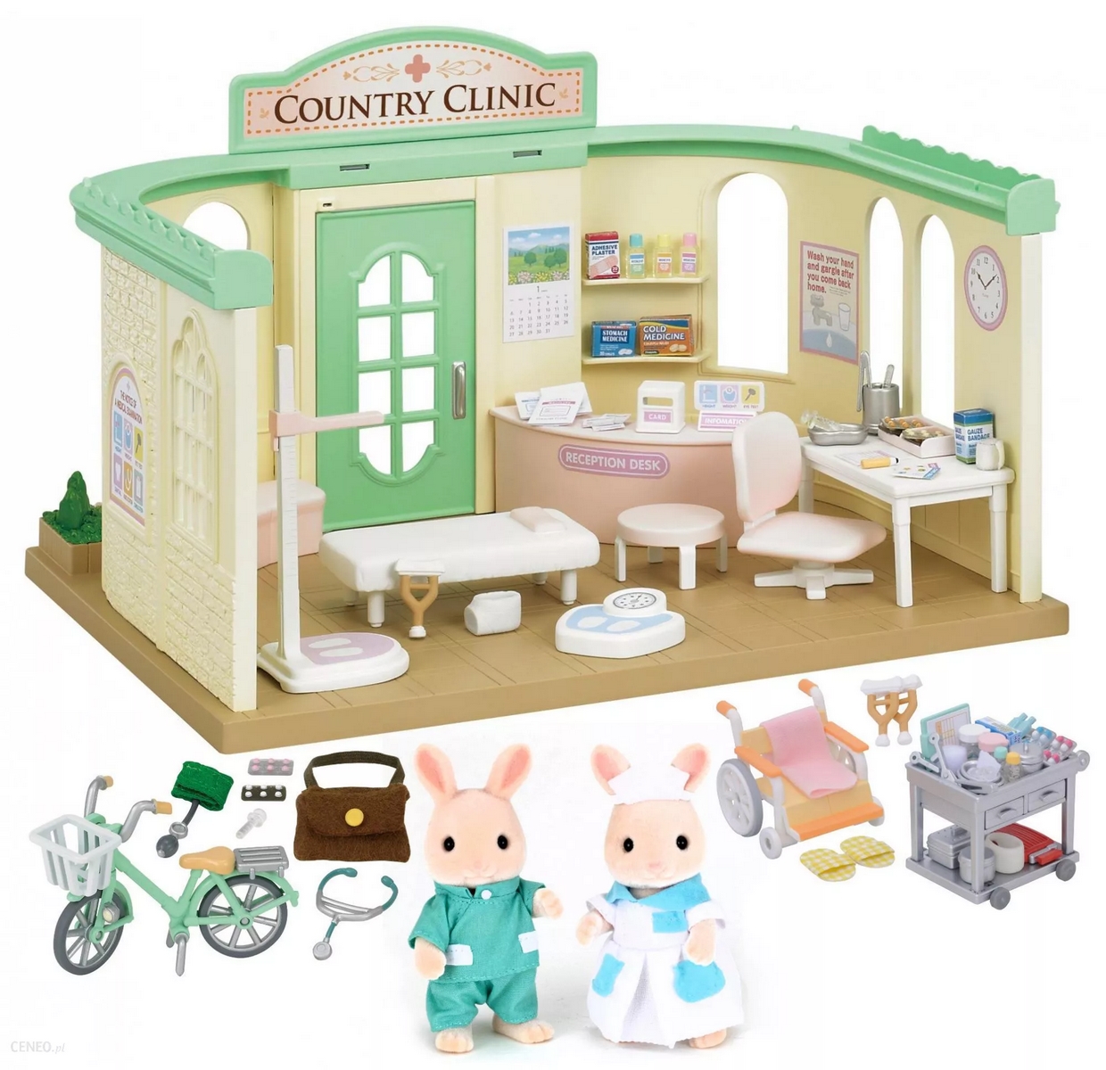 sylvanian families country doctor gift set