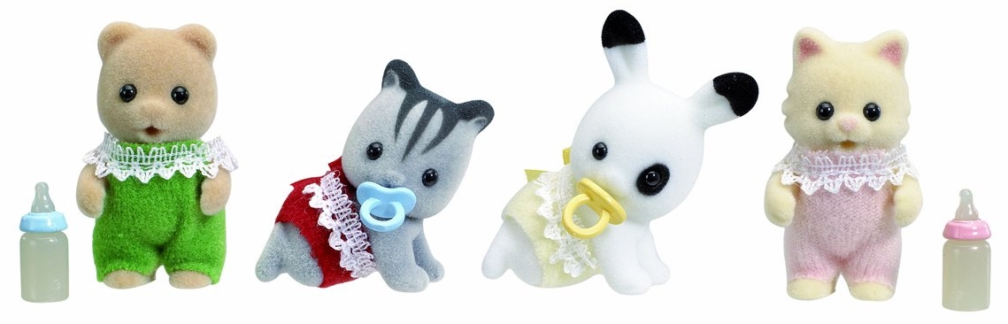 sylvanian families nursery figures