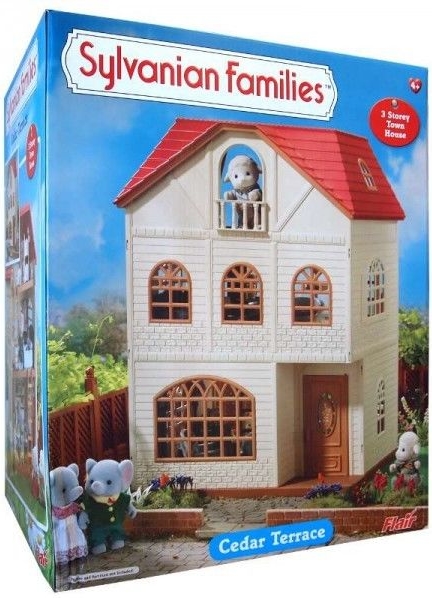 sylvanian cedar terrace gift set