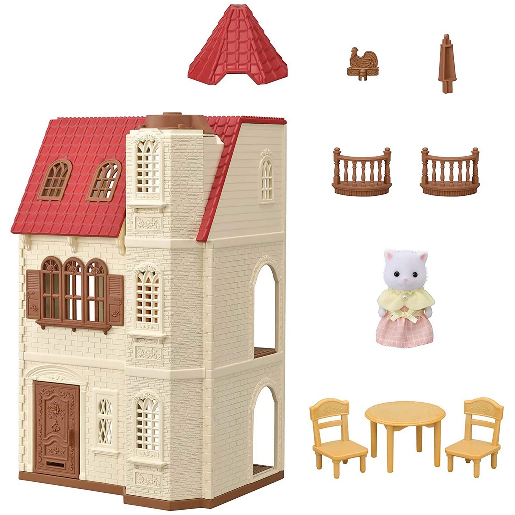 sylvanian red roof house