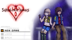 Symphonic hearts Title Screen