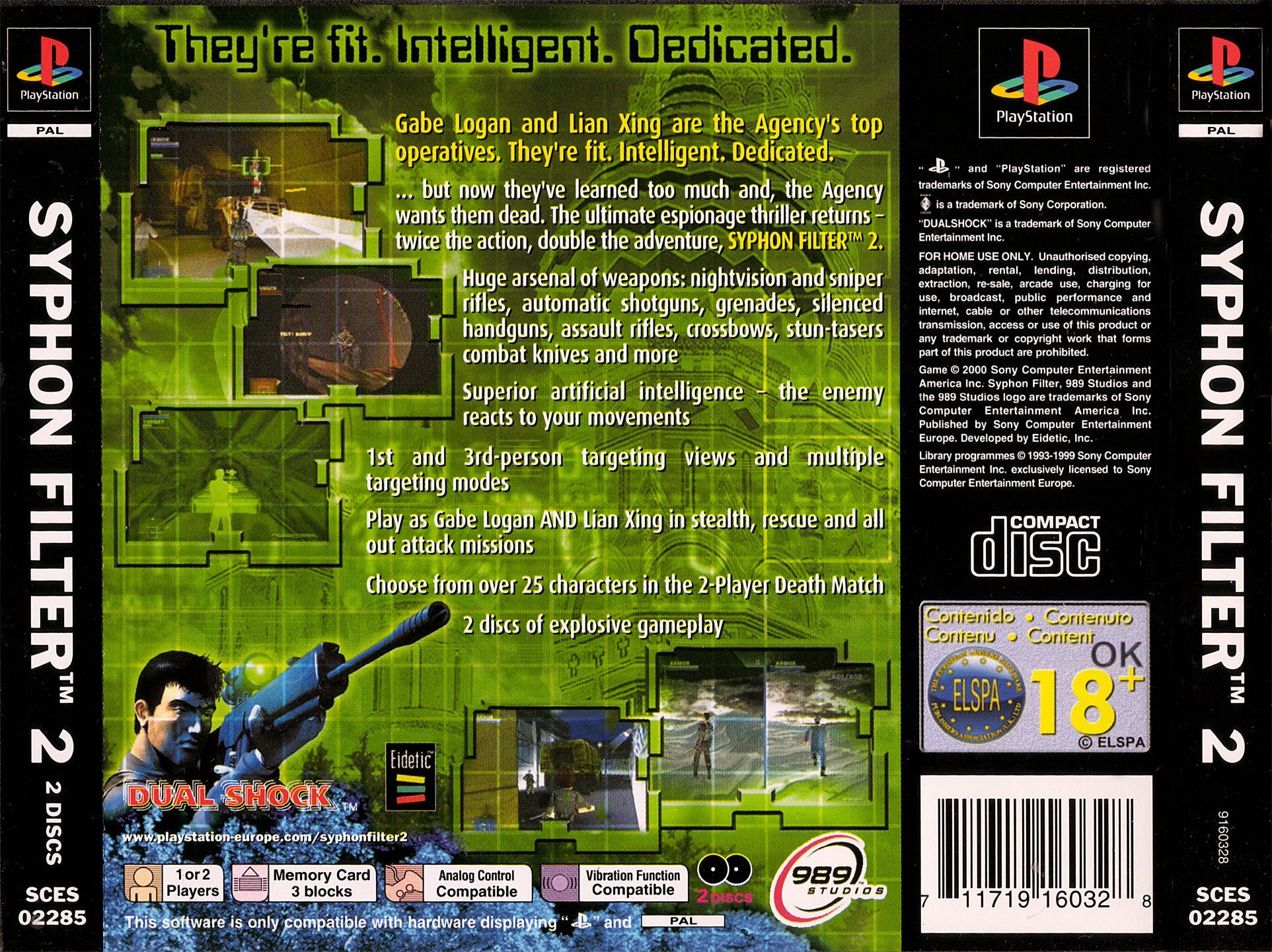 Playstation 1 Cover Template