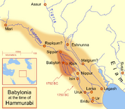 Map Babylonian-empire