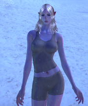 Basic underwear design high elf female
