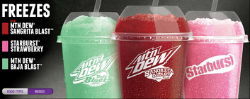 Beverages Taco Bell Wiki Fandom Powered By Wikia - mountain dew baja blast freeze