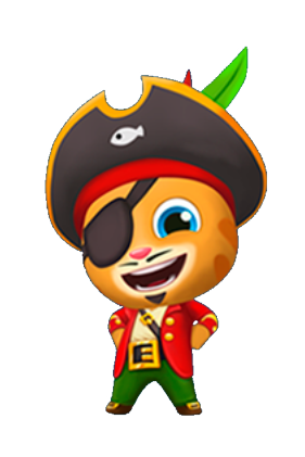 Pirate Ginger | Talking Tom Gold Run Wikia | Fandom