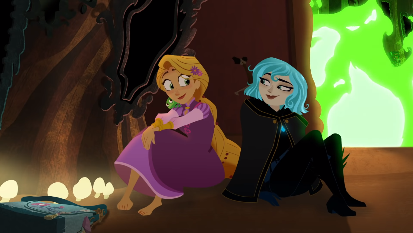 Cassandra Rapunzel Admiring Pascal Rapunzel S Tangled 5314