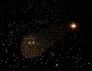 Gravity tractor beam