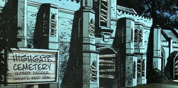 highgate cemetery tardis wikia horror