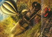 Fifth Doctor on train EmeraldTiger