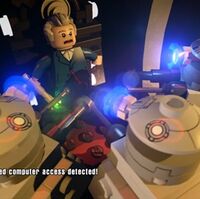 Lego Dimensions Video Game Tardis Fandom - doctor who the 5th 7th doctors tardis roblox
