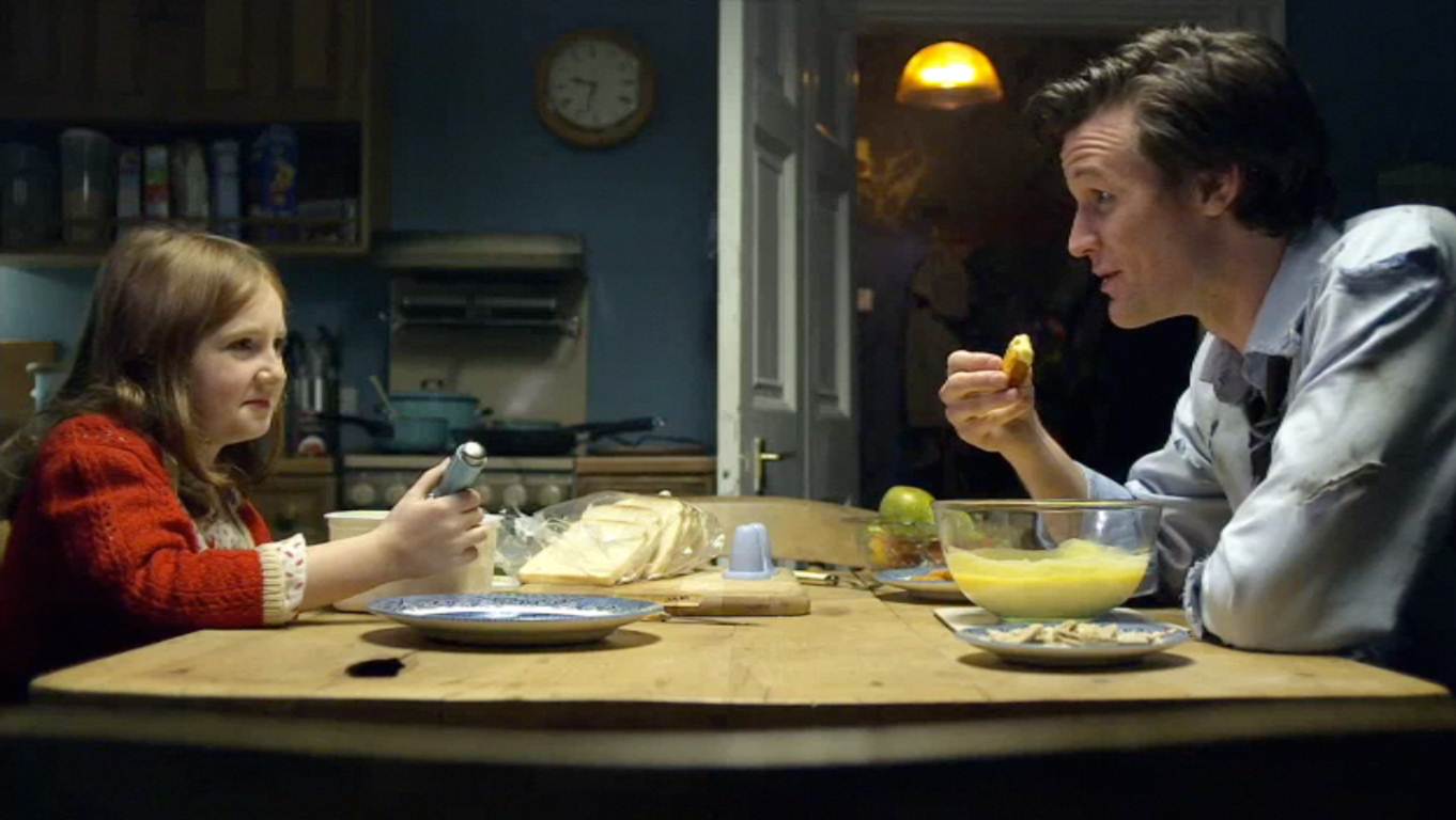 Image The Doctor And Amelia In Kitchen Jpg Tardis Fandom The Doctor And Amelia In Kitchen Jpg