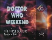 BSB Doctor Who Weekend holding slide