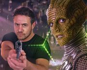 Sam and Tryska on the Silurian nest