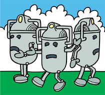 Cybermen attacking London