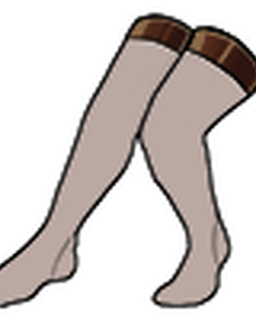brown silk stockings