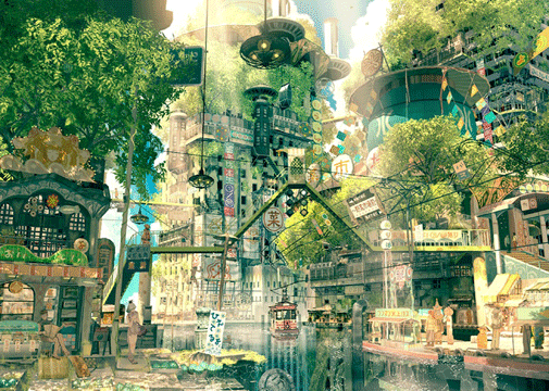 Image Fantasy Wallpaper Japan Forest City Art Png Tavernando Quest Wiki Fandom Powered By