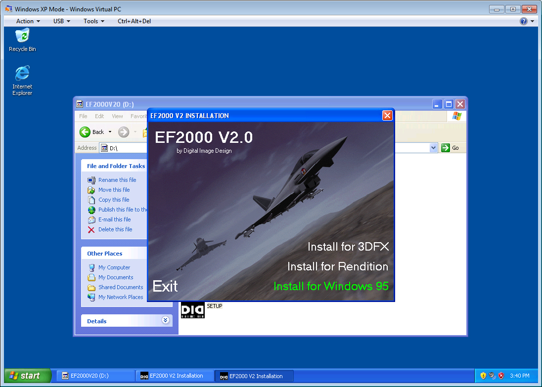 Ef2000 autorun menu